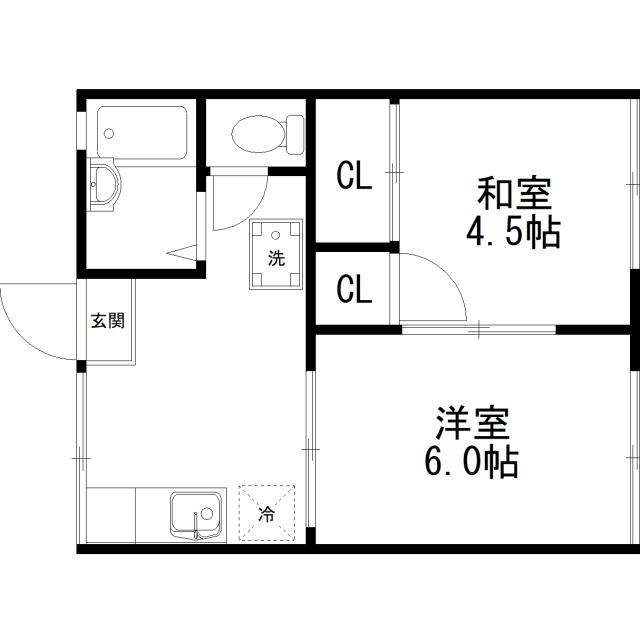 Floor plan for room 102