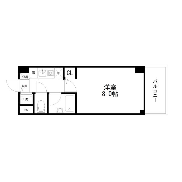Floor plan for room 102