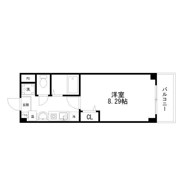 Floor plan for room 106