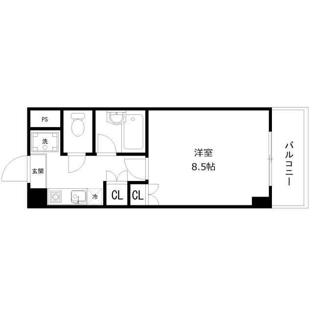 Floor plan for room 202
