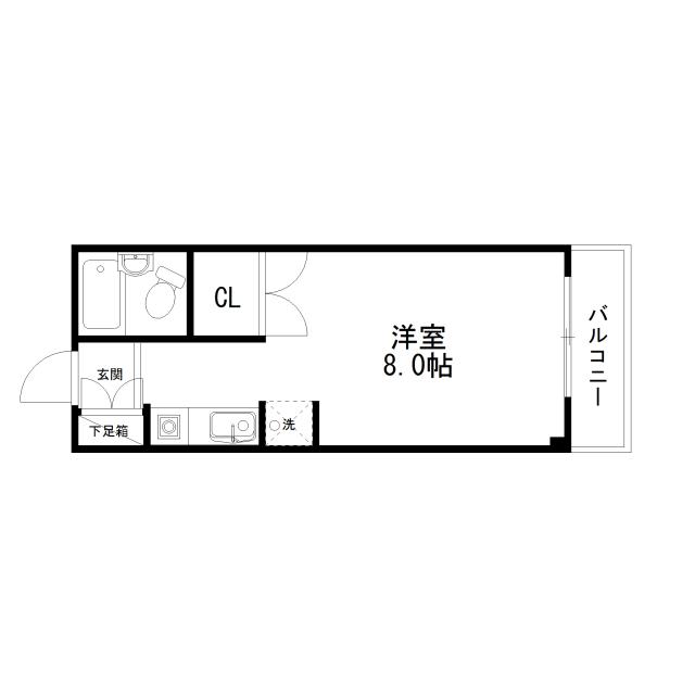Floor plan for room 101