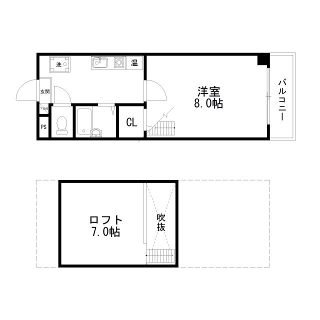 Floor plan for room 101
