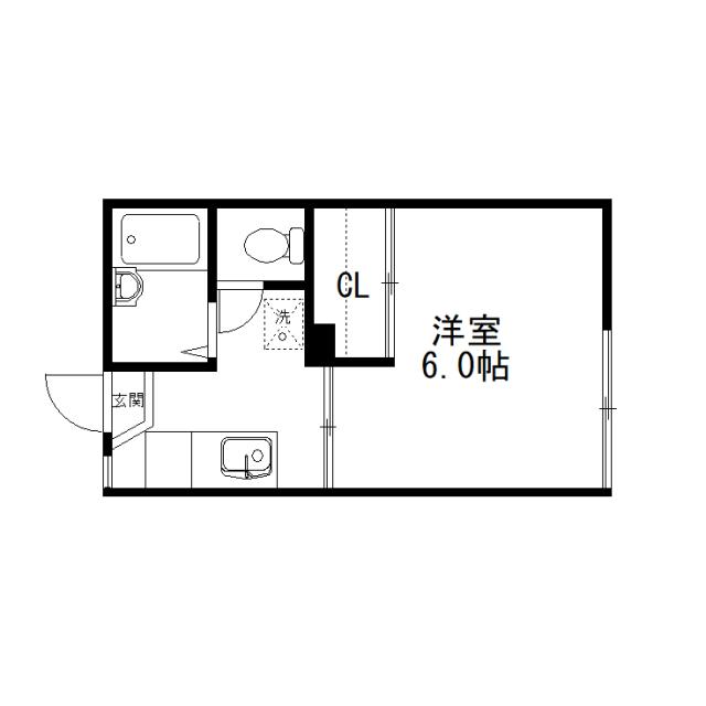 Floor plan for room 102