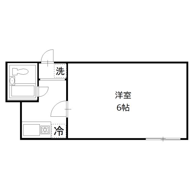 Floor plan for room 102