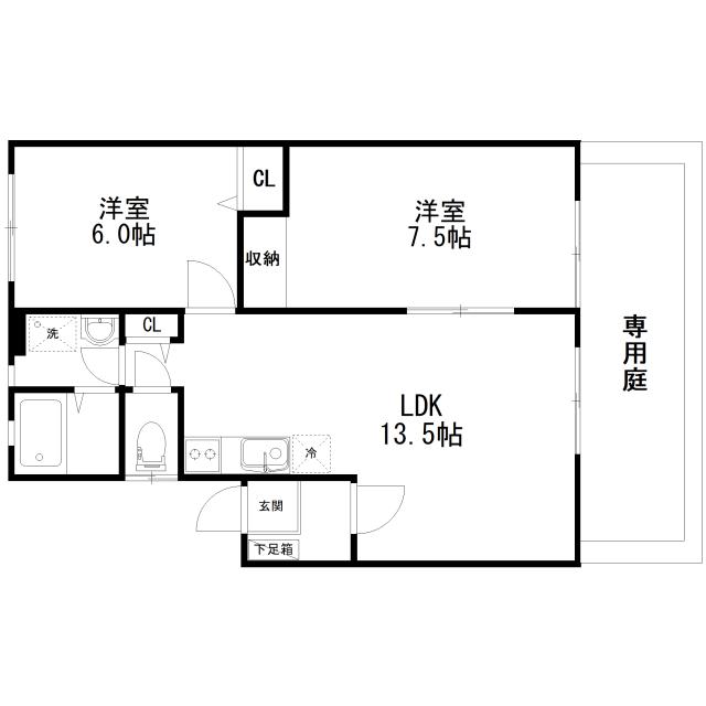 Floor plan for room C103