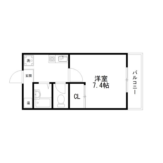 Floor plan for room 101
