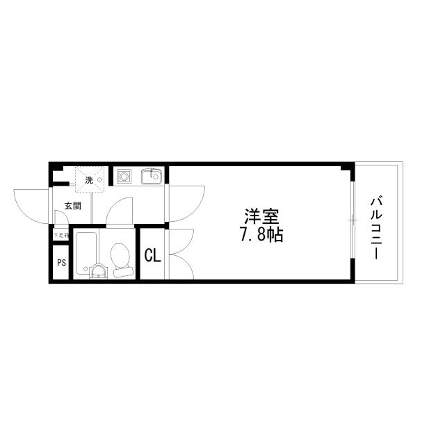 Floor plan for room 106