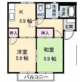 Floor plan for room 201