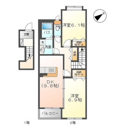 Floor plan for room 205
