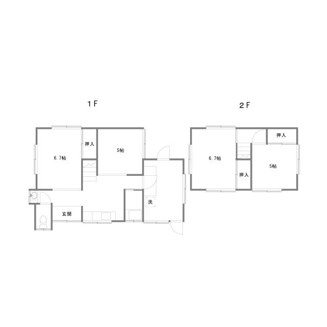 Floor plan for room 6