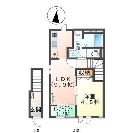 Floor plan for room 201
