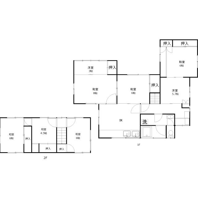Floor plan for room 1