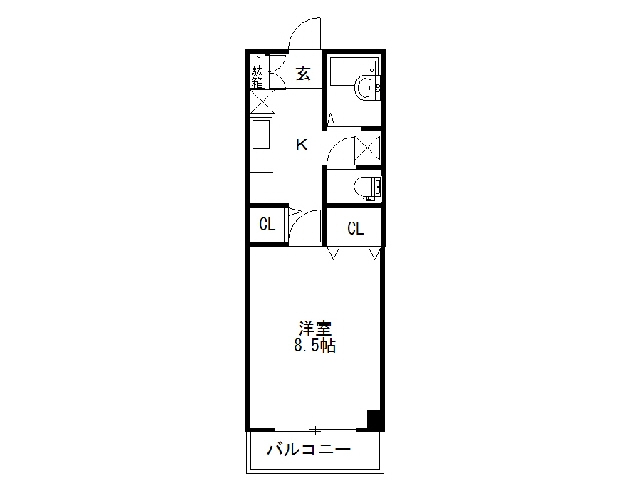 Floor plan for room 202