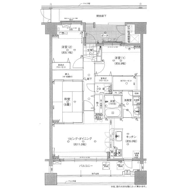 Floor plan for room 703