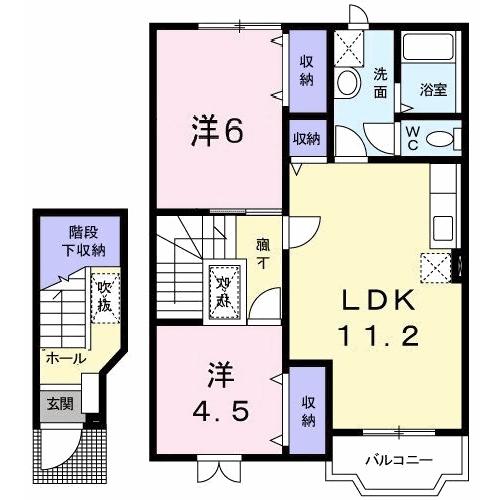Floor plan for room B203