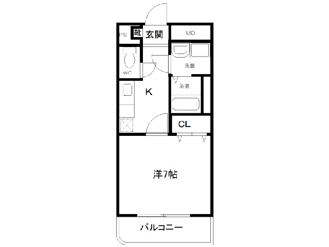 Floor plan for room 301