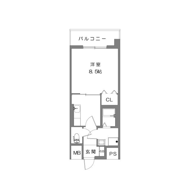 Floor plan for room 103