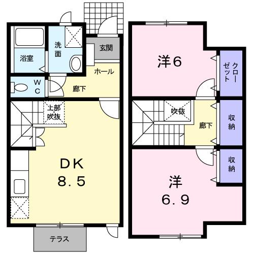 Floor plan for room 102