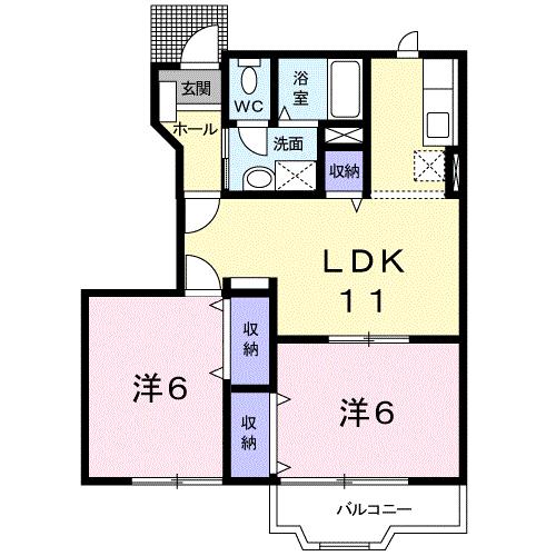 Floor plan for room 101