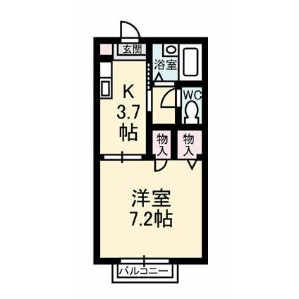 Floor plan for room 102