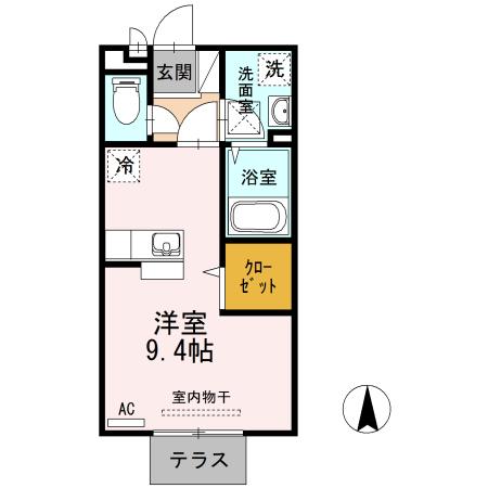 Floor plan for room 102