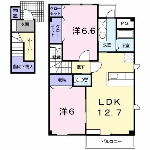 Floor plan for room 201