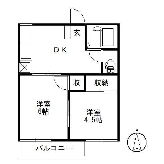 Floor plan for room 101
