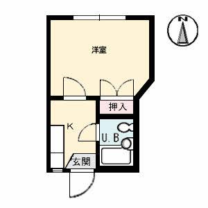 Floor plan for room 203