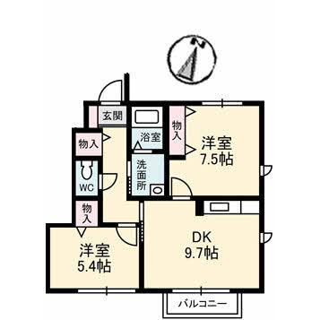 Floor plan for room 101