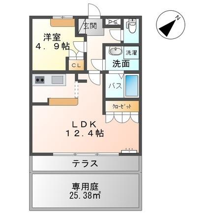 Floor plan for room 103