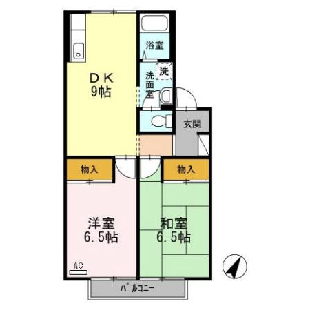 Floor plan for room 207