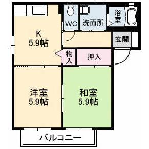 Floor plan for room 201