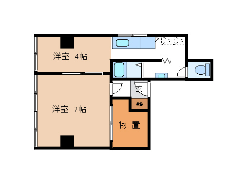 Floor plan for room 301