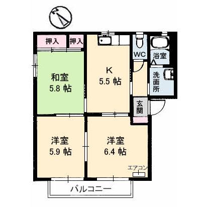 Floor plan for room A201