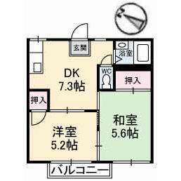 Floor plan for room 201