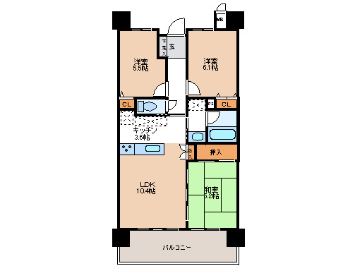 Floor plan for room 1302