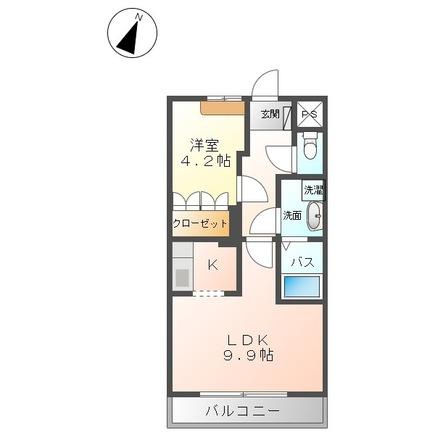 Floor plan for room 203