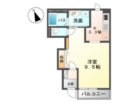 Floor plan for room 102