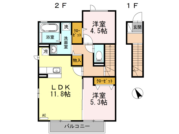 Floor plan for room 202
