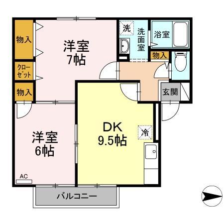 Floor plan for room 102
