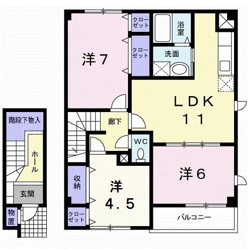 Floor plan for room 202