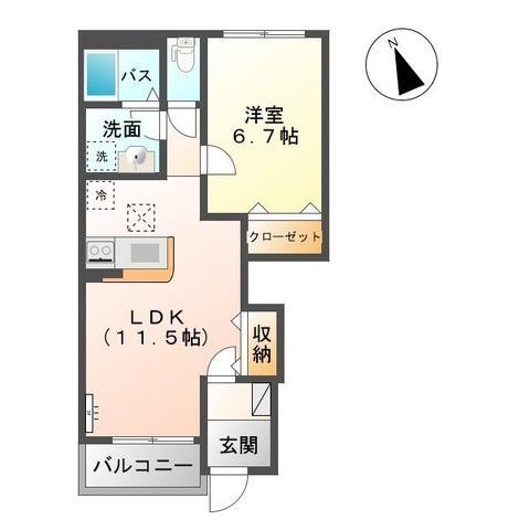 Floor plan for room 101