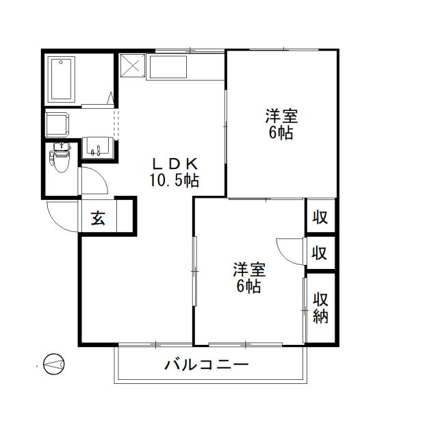 Floor plan for room 202