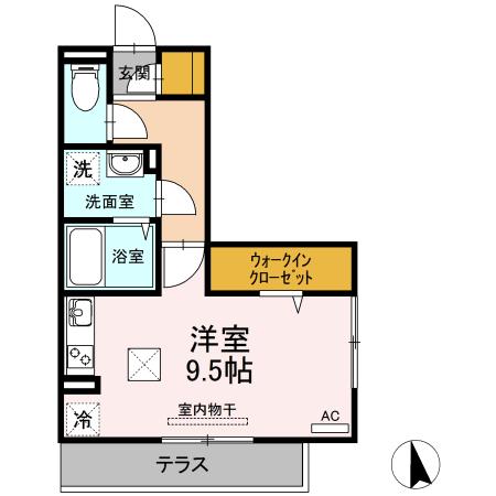 Floor plan for room 301