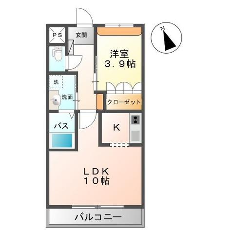 Floor plan for room 101