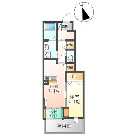 Floor plan for room 106