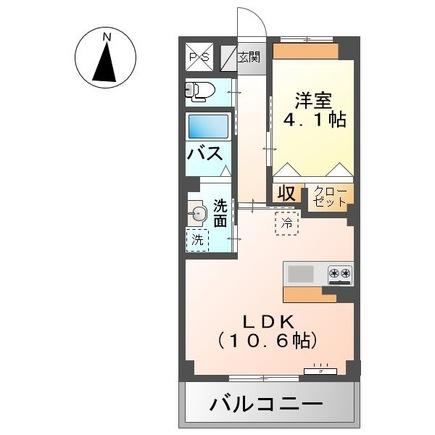 Floor plan for room 203