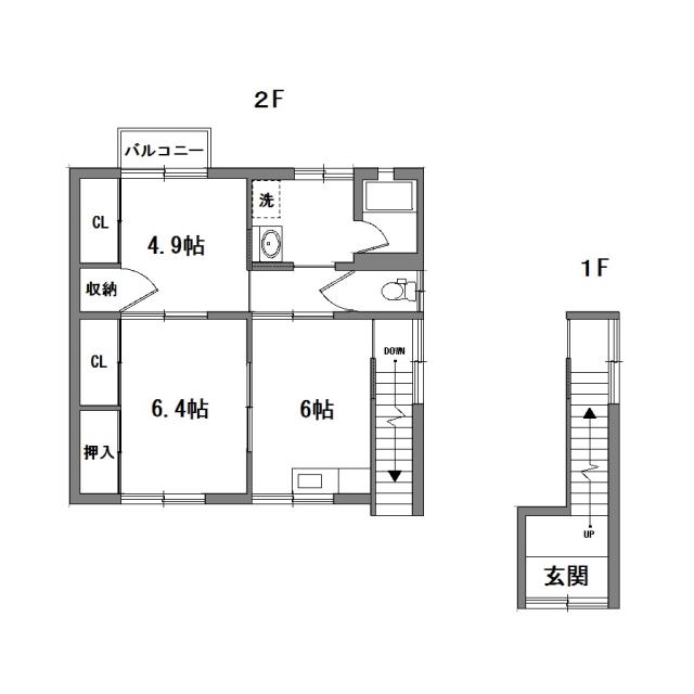 Floor plan for room 202