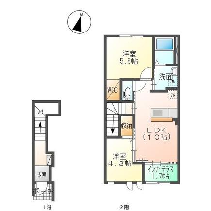 Floor plan for room 202