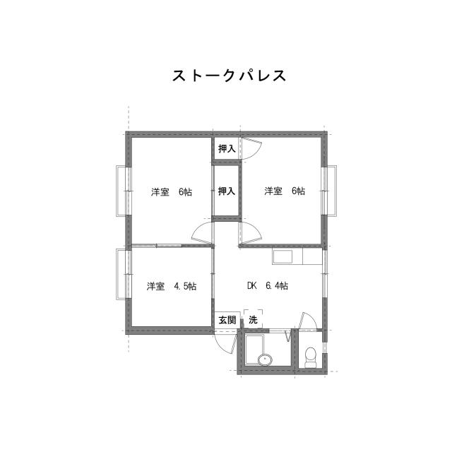 Floor plan for room 202